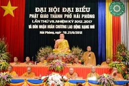 Trang nghiêm tổ chức Đại hội PG thành phố Hải Phòng